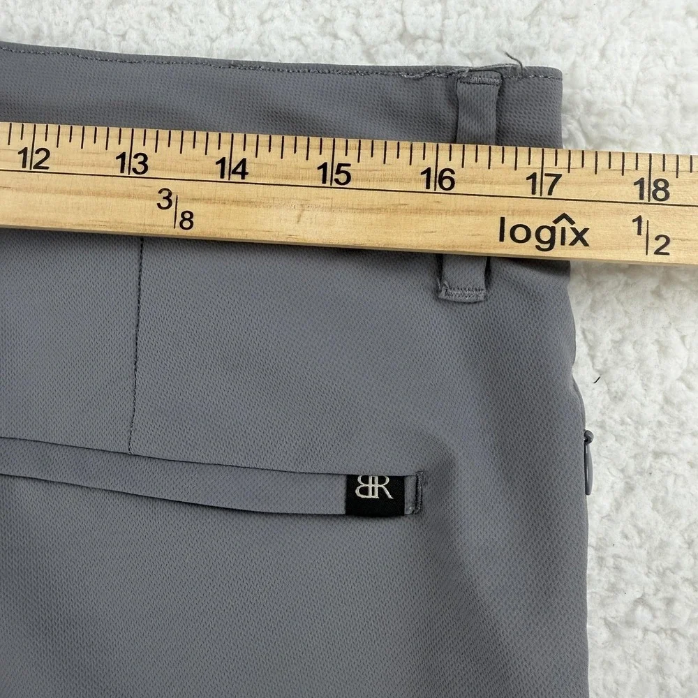 Banana‎ Republic Pants Mens 34x32 Gray Polyester Chino Straight Leg Tech Office